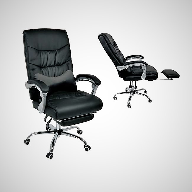 Πολυθρόνα διευθυντή relax (Μπεζ 8718-4 - Μαύρο 8718-3) - Image 2