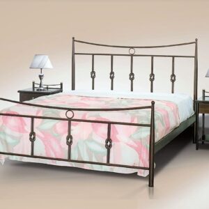 Κρεβάτι ημίδιπλο, μεταλλικό, βαρύ, ελληνικής κατασκευής!! 9114-2