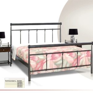 Κρεβάτι ημίδιπλο, μεταλλικό, βαρύ, ελληνικής κατασκευής!! 9116-2