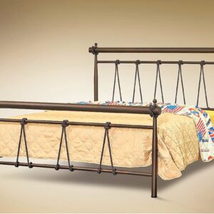 Κρεβάτι ημίδιπλο, μεταλλικό, βαρύ, ελληνικής κατασκευής!! 9119-2