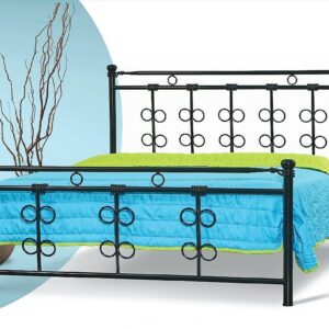 Κρεβάτι ημίδιπλο, μεταλλικό, βαρύ, ελληνικής κατασκευής!! 9127-2