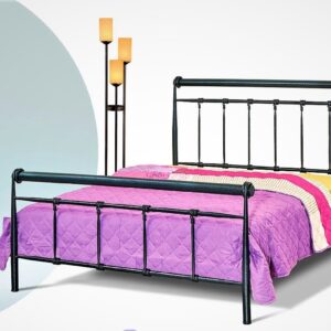 Κρεβάτι ημίδιπλο, μεταλλικό, βαρύ, ελληνικής κατασκευής!! 9137-2