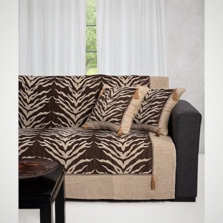 Chenille ριχτάρια,σε χρώμα άμμου 7012-2