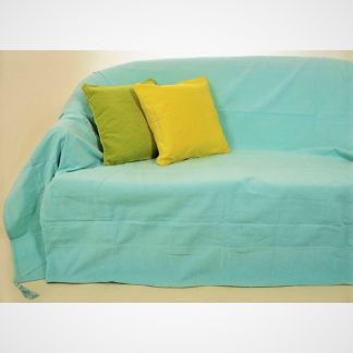 Chenille ριχτάρια,μεγάλων διαστάσεων,σε χρώμα γαλάζιο 7011-13