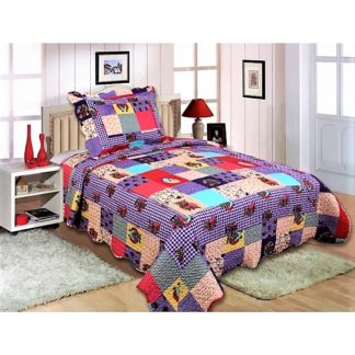 Κουβερλί πατσγουόρκ μωβ καπιτονέ!! (7000-52)