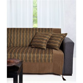 Chenille ριχτάρια,μεγάλων διαστάσεων,σε λαδί χρώμα 7012-16