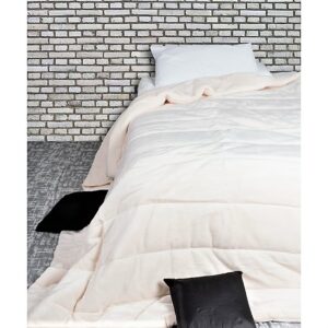 Κουβερτοπάπλωμα εκρού ημίδιπλο 170Χ220cm 7031-39