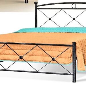 Κρεβάτι ημίδιπλο  μεταλλικό ελληνικής κατασκευής,  προσφοράς!! 9102-2