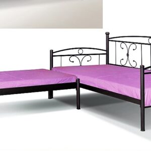 Καναπές-κρεβάτι μεταλλικός με πρόσθετο σκαμπό, γερής ελληνικής κατασκευής!! 9190-4